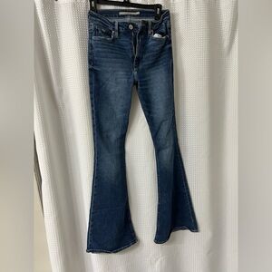 Hudson Holly High-Rise Flare in Lotus 25